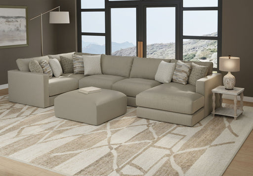 Amelia - Ottoman - Sand - Stylish Home Furniture