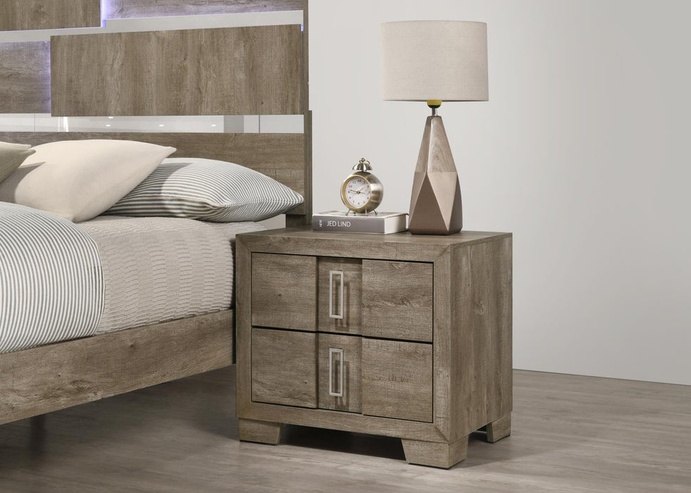 B348 - Nightstand - Weather Oak