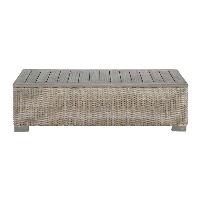 Ollie - Rectangular Coffee Table - Tan - Stylish Home Furniture