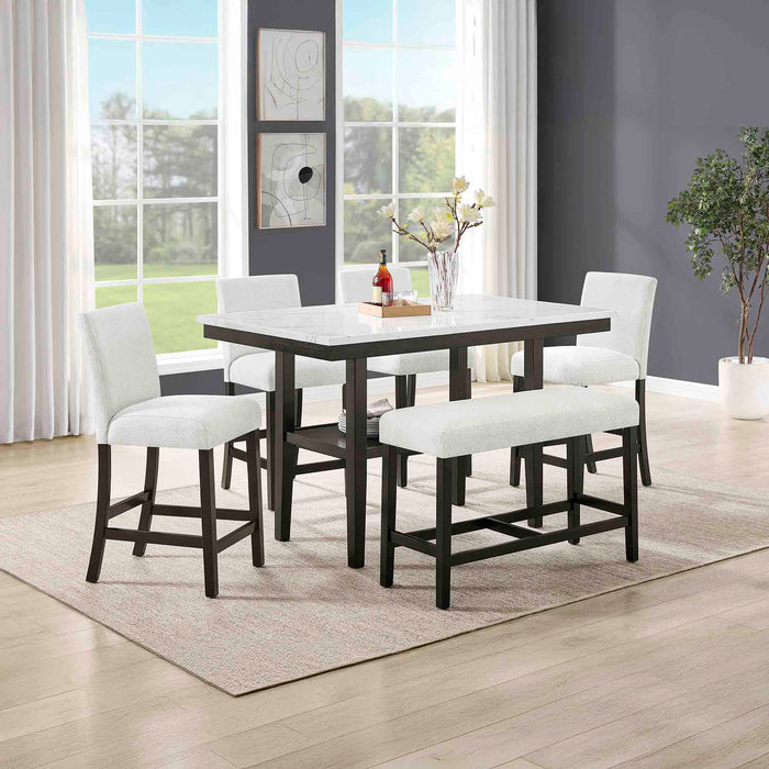 Carissa - Rectangle Counter Dining Set - Stylish Home Furniture