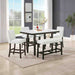 Carissa - Rectangle Counter Dining Set - Stylish Home Furniture