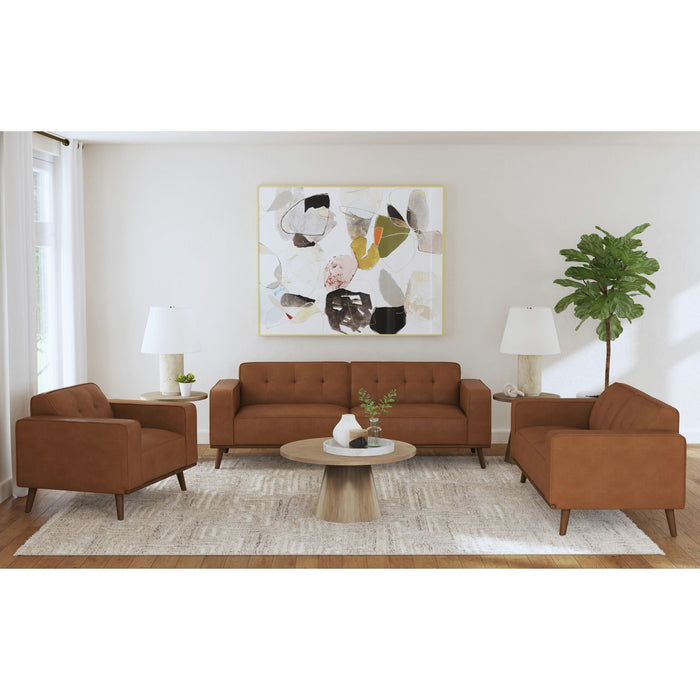 Destiny - Sofa With Wood Front - Stylish Home Furniture