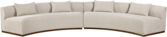 Avanti - 182.5" Chenille Fabric Upholstered 2 Piece Modular Sectional - Stylish Home Furniture
