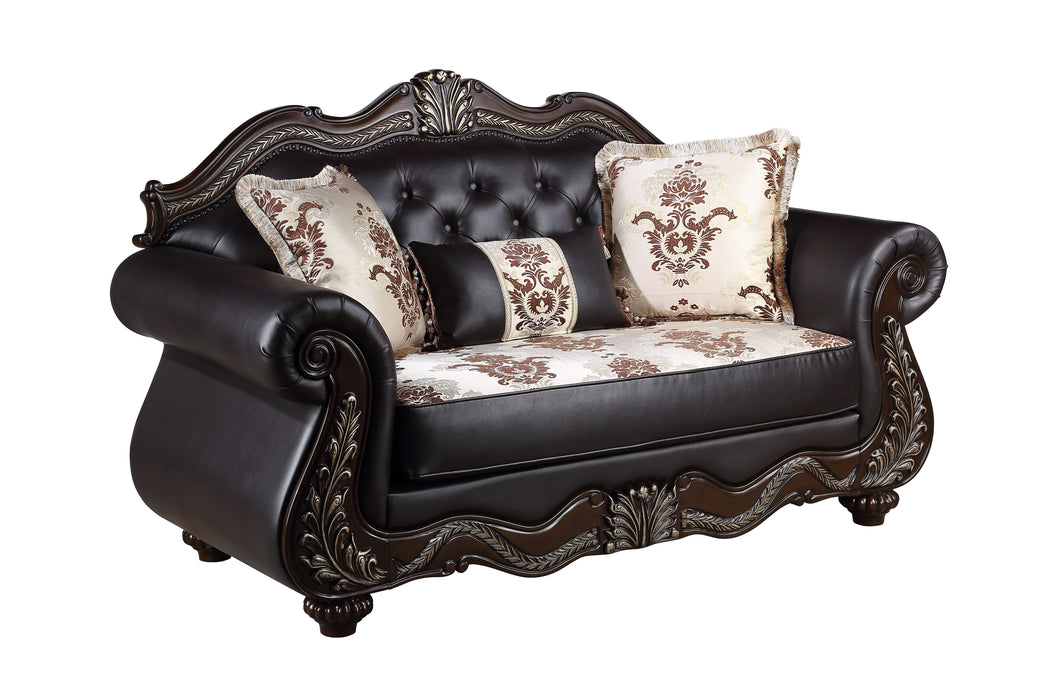 Maximus - Loveseat - Dark Brown