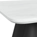 Edison - 2 Piece Occasional Table Set (Coffee Table & End Table) - White And Black - Stylish Home Furniture