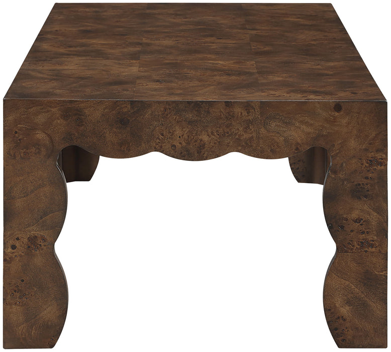 Vassa - Burl Veneer Coffee Table