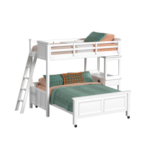 Hampton Kids - Loft Bed With Ladder And Desk With Speaker - Stylish Home Furniture