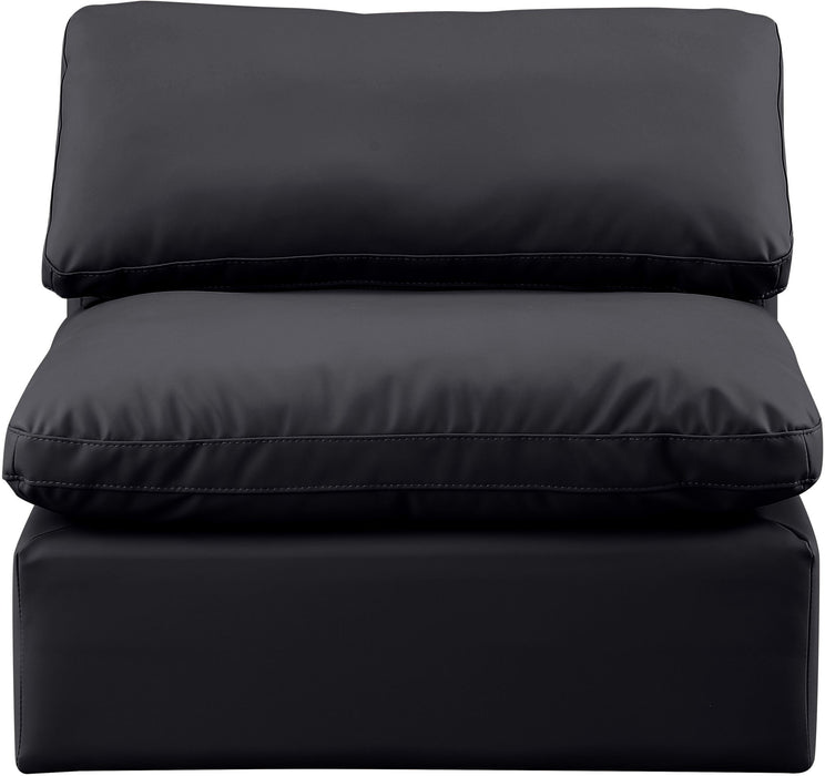 Indulge - Faux Leather Armless Chair - Stylish Home Furniture