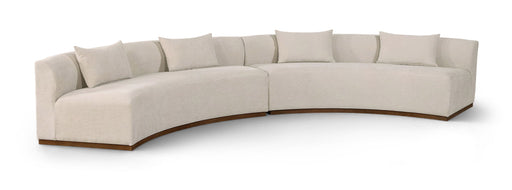 Avanti - 182.5" Chenille Fabric Upholstered 2 Piece Modular Sectional - Stylish Home Furniture