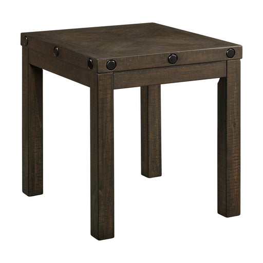 Colorado - Occasional End Table With Usb/Power - Charcoal - Stylish Home Furniture