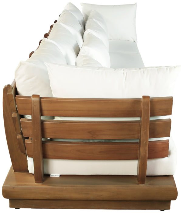 Mirella - 4 Piece Water Resistant Fabric Outdoor Patio Modular Sectional