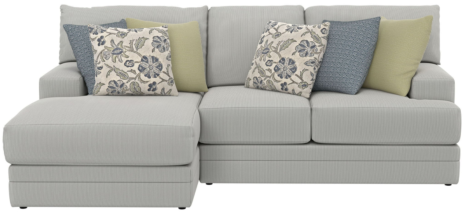 Stockbridge - Sectional With Comfort Coil Seating And 9 Accent Pillows Included - Stylish Home Furniture