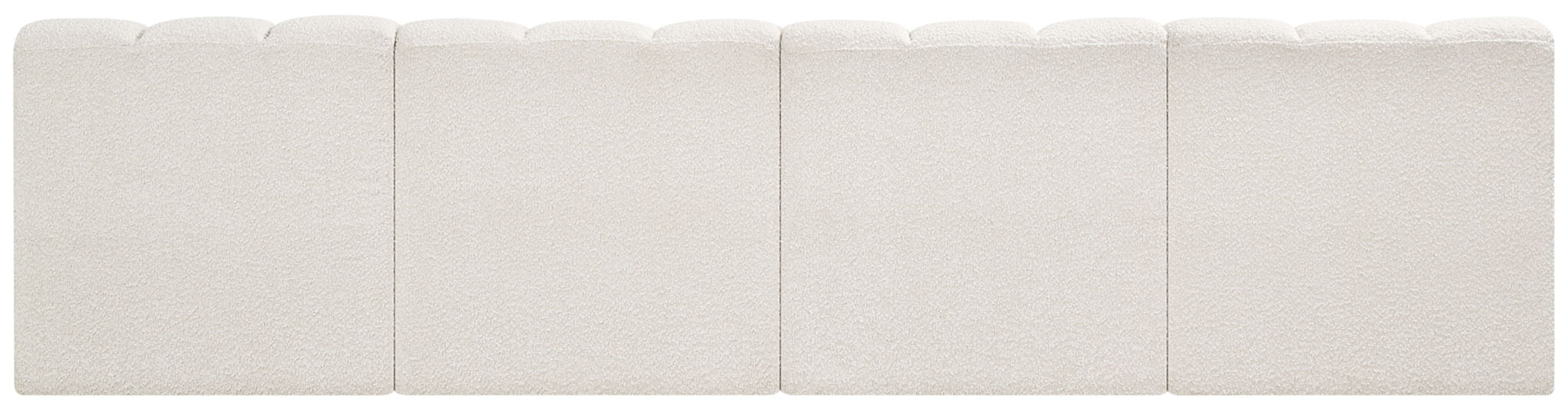 Arc - Boucle Fabric 4 Seats Modular Sofa