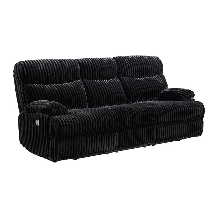 Admiral - Motion Sofa - Black - Stylish Home Furniture