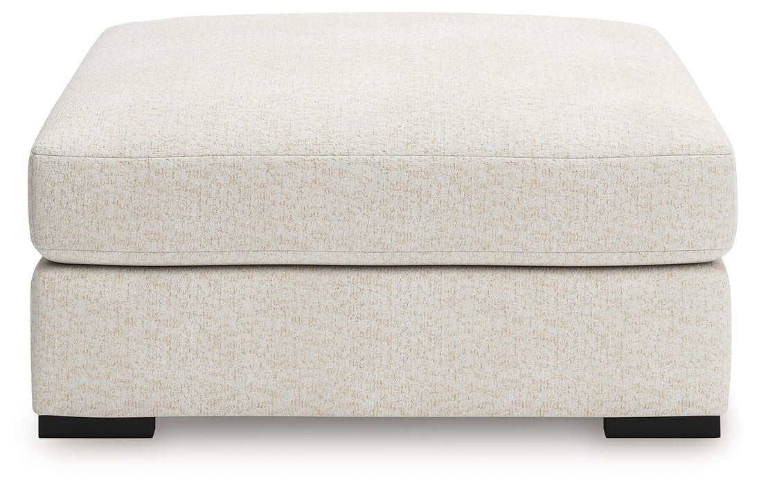 Donelson Creek - Oversized Accent Ottoman - Vanilla - Stylish Home Furniture