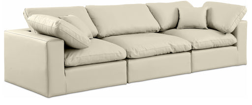 Comfy - Faux Leather Modular Sofa 3 Seats