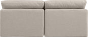 Indulge - Linen 2 Seat Modular Armless Sofa - Stylish Home Furniture