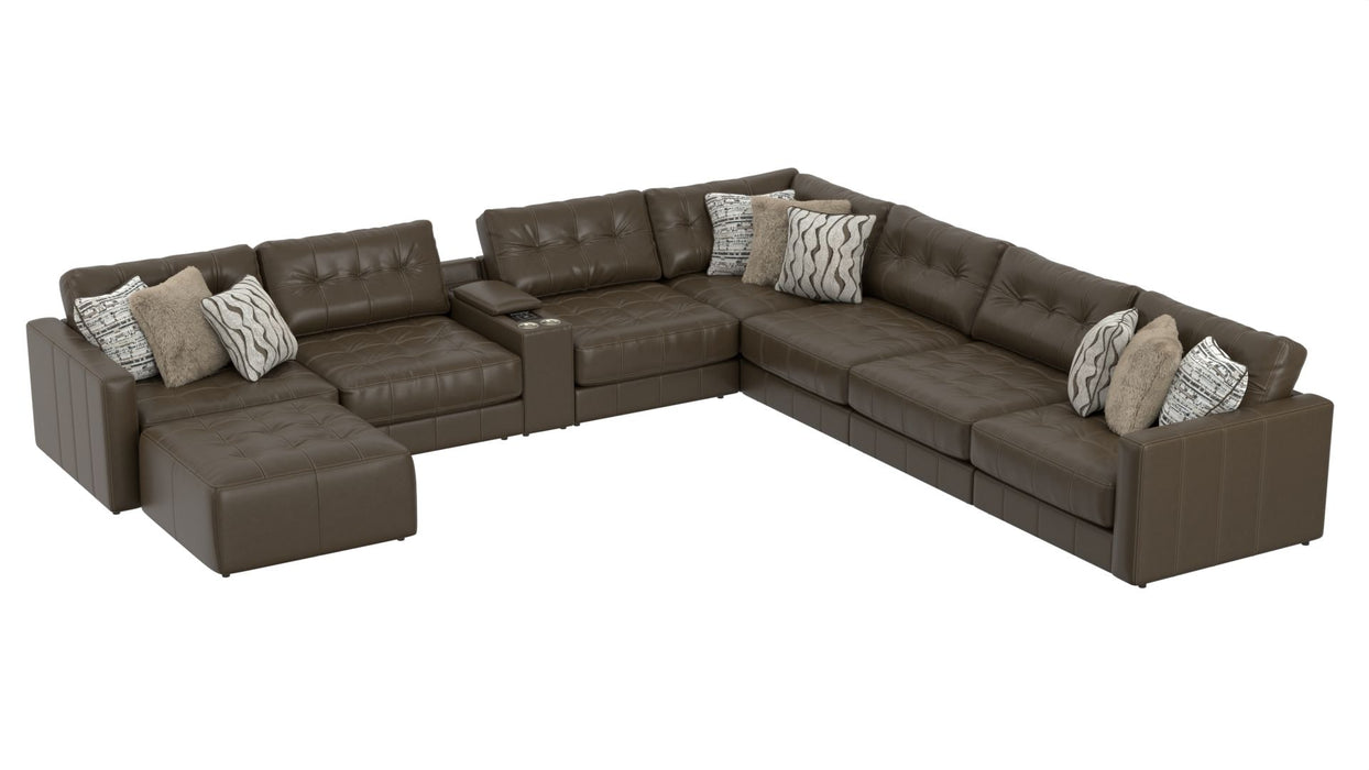 Siena - Modular Sectional And Cocktail Ottoman - Stylish Home Furniture