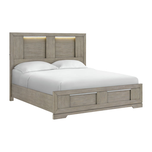 Kelis - Panel Bed With LED - Stylish Home Furniture