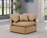 Indulge - Faux Leather Corner Chair - Tan - Stylish Home Furniture