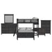 Hampton Kids - Loft With Ladder And Desk With Speaker Bedroom Set - Stylish Home Furniture
