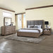Harrisburg - 6/6 Eastern King 4 Piece Bedroom Set (Bed, Dresser, Mirror, Nightstand) - Dark Gray - Stylish Home Furniture