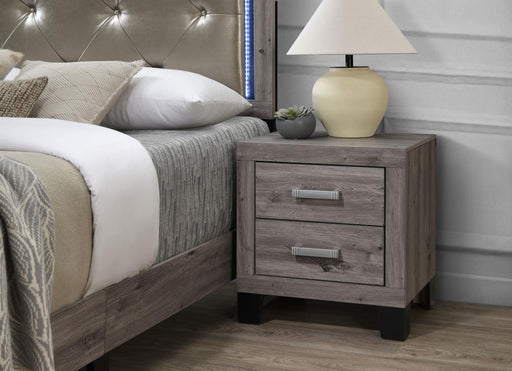 B377 - Nightstand - Gray - Stylish Home Furniture