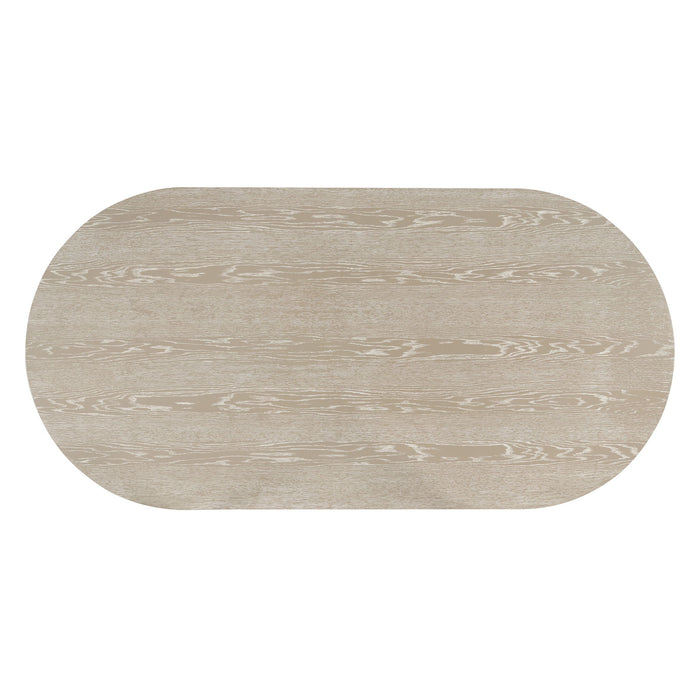 Gwendolyn - Oval Table Top And Base - Beige - Stylish Home Furniture
