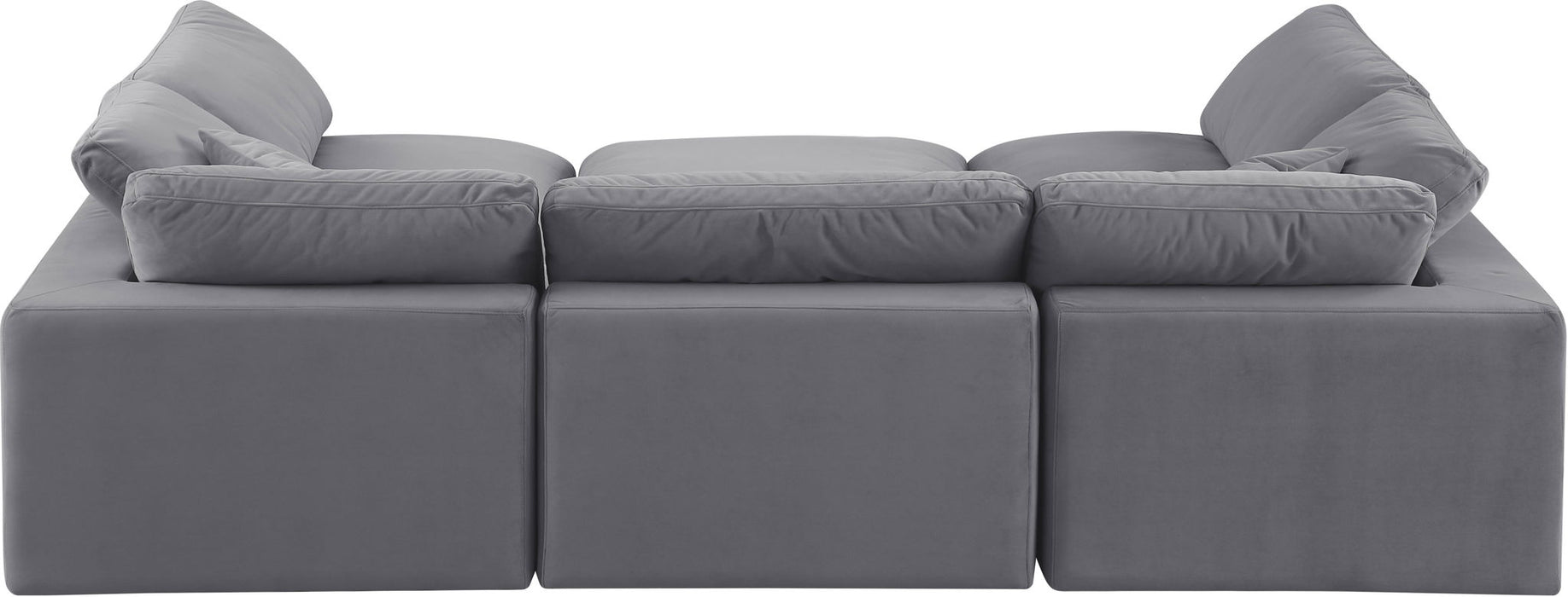 Comfy - 6 Piece Velvet Sectional
