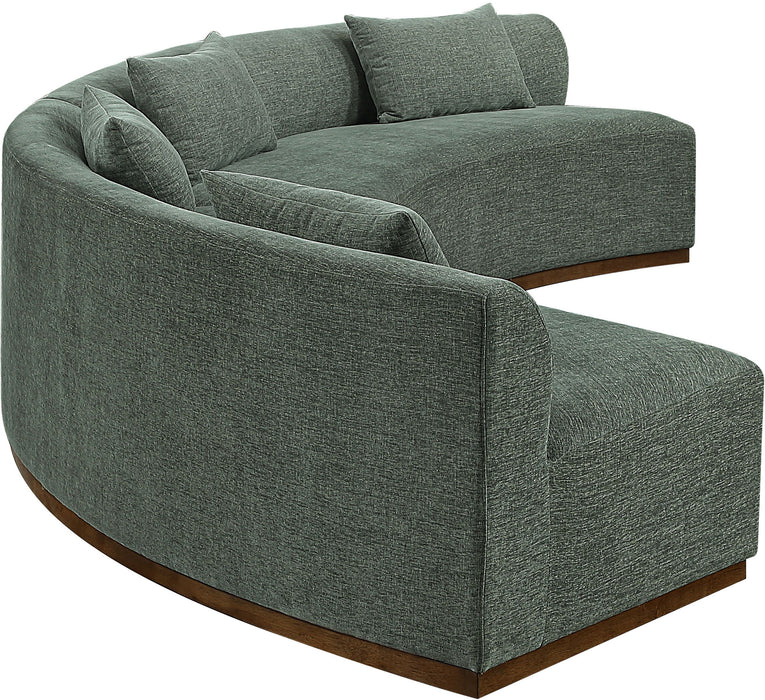 Avanti - 182.5" Chenille Fabric Upholstered 2 Piece Modular Sectional - Stylish Home Furniture