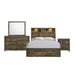 Bailey - Bookcase Panel Bedroom Set With Bluetooth - Stylish Home Furniture