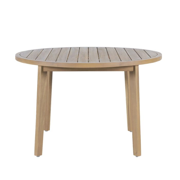 Arden - Round Patio Dining Table - Natural - Stylish Home Furniture