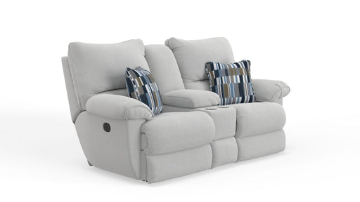 Lenny - Power Lay Flat Reclining Console Loveseat
