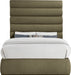 Adam - Boucle Fabric Bed With 70.5" Headboard - Stylish Home Furniture