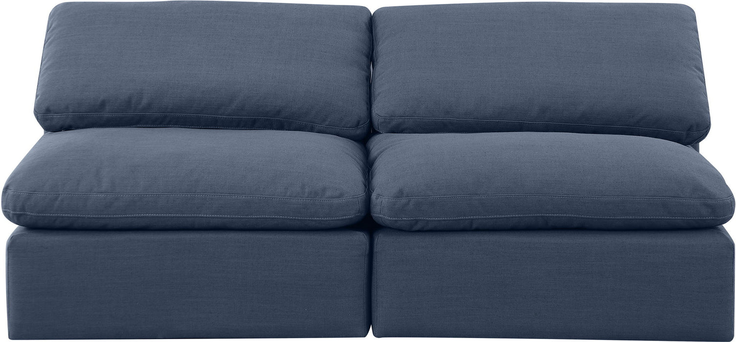 Indulge - Linen 2 Seat Modular Armless Sofa - Stylish Home Furniture