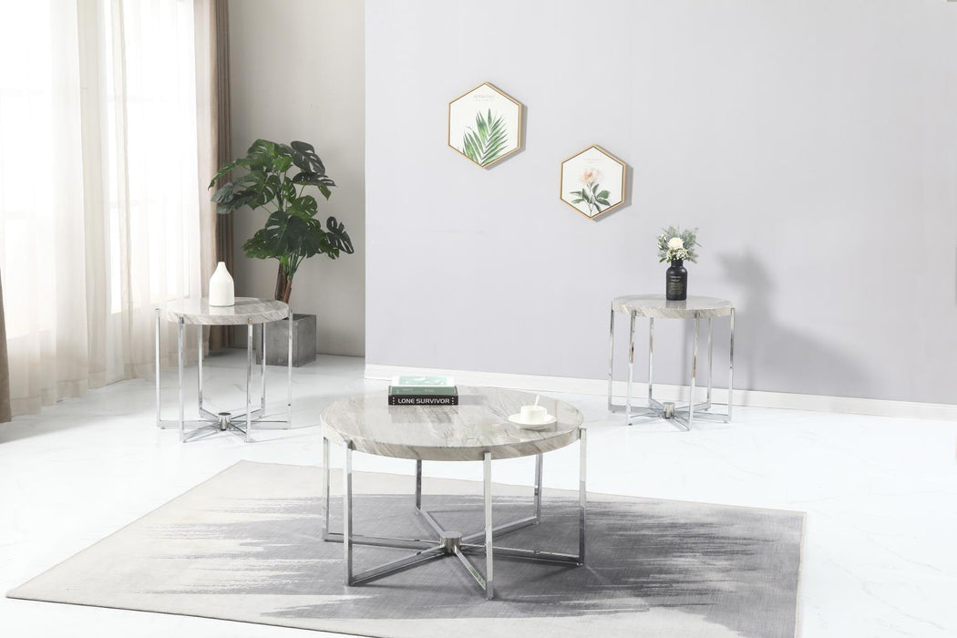 T271 - Table Set (Set of 3) - Gray