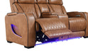 U72 - Power Reclining Loveseat - Brown - Stylish Home Furniture