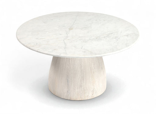Liona - Marble And Mango Wood Table