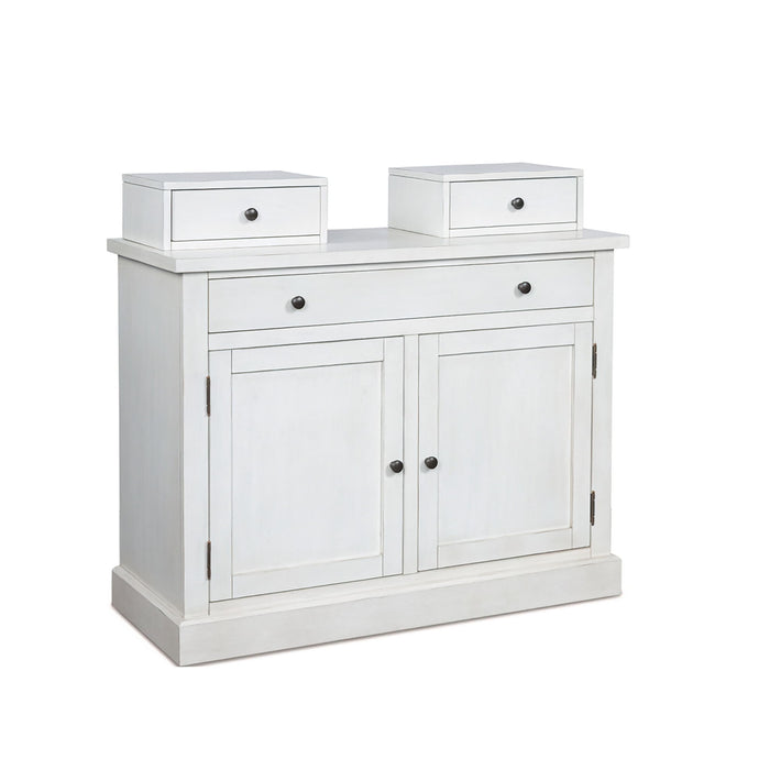 Greddinton - Bakers Rack Base - White - Stylish Home Furniture
