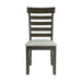 Colorado - Dining Height Side Chair (Set of 2) - Charcoal - Stylish Home Furniture