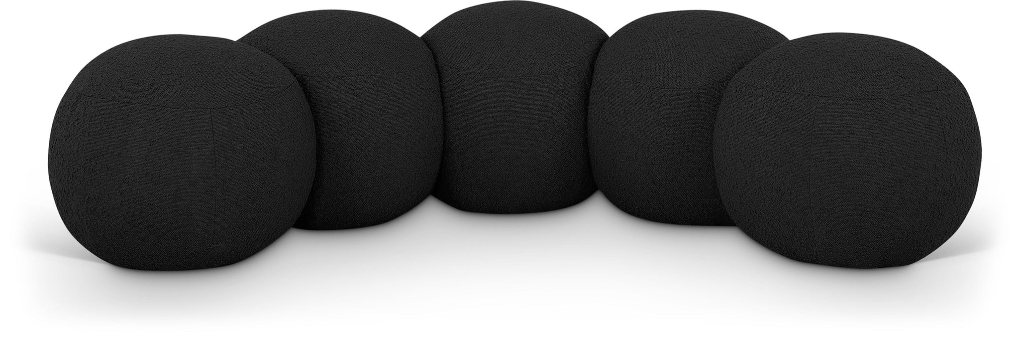 Apollo - Boucle Fabric Bench