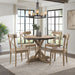 Callista - Round Standard Height 5 Piece Dining Set (Table And Four Chairs) - Beach - Stylish Home Furniture