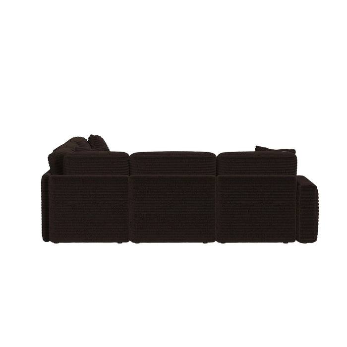 Corsicana - 6 Piece Sectional Set - Masis Espresso - Stylish Home Furniture