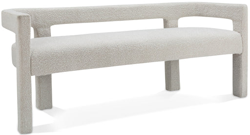 Athena - Boucle Fabric Bench