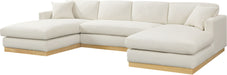 Johanna - 3 Piece Sectional - Natural Base - Stylish Home Furniture