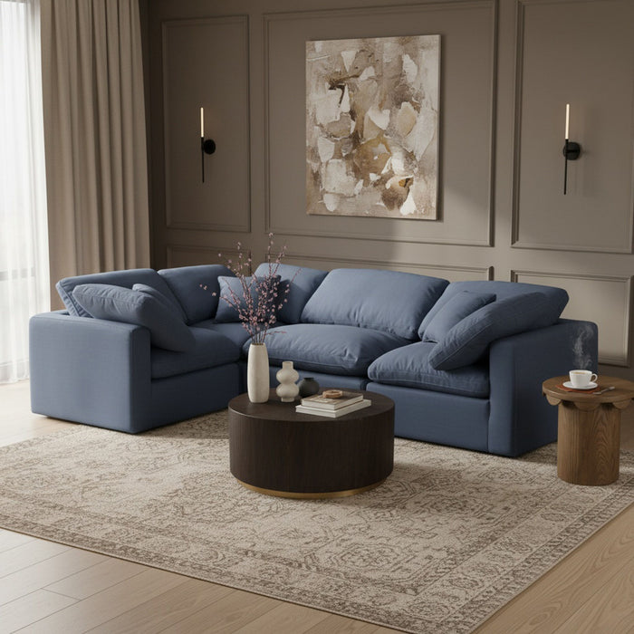 Indulge - Linen 4 Piece Modular Corner Sectional