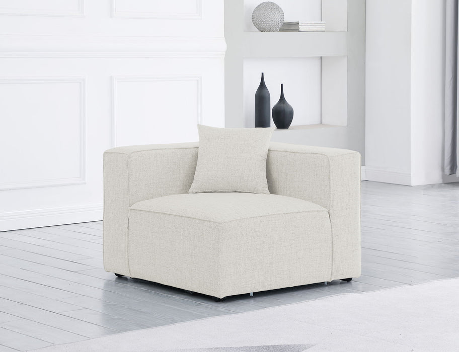 Cube - Linen Corner Chair - Stylish Home Furniture