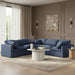 Indulge - Linen 5 Piece Modular Corner Sectional - Stylish Home Furniture