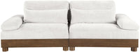Turin - Chenille Fabric Upholstered Modular Sectional - Cream - Stylish Home Furniture