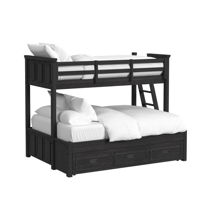 Hampton Kids - Bunk With Ladder And Trundle - Stylish Home Furniture